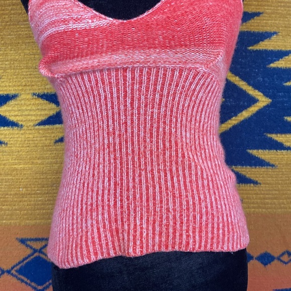 Beautiful Abeille Ligne Knit Tank Top Blouse. V Neck. XS/S. Amazing Colors! - Picture 4 of 12